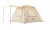 Палатка Naturehike Ango 3-местная, автоматическая, тент, снежная юбка, бежевая