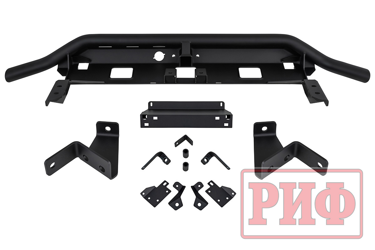 Бампер РИФ силовой задний TANK 400 c квадратом под фаркоп