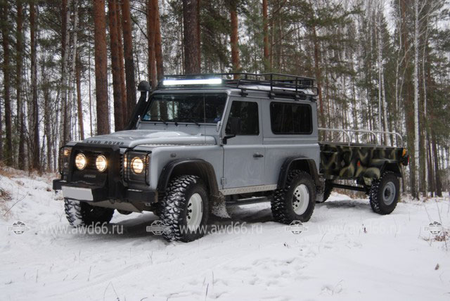 В продаже подготовленный  Land Rover Defender 90 МТ 33"