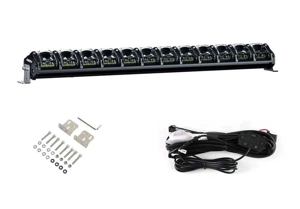 Светодиодная фара комбинированного света AURORA 762 мм 372W LED (серия RGB)