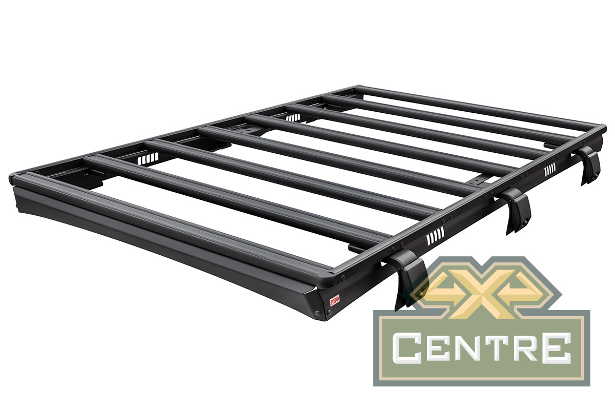 Багажник экспедиционный (платформа) алюминиевый РИФ 1250x2080 мм для Toyota Land Cruiser 80 (с крепежом)