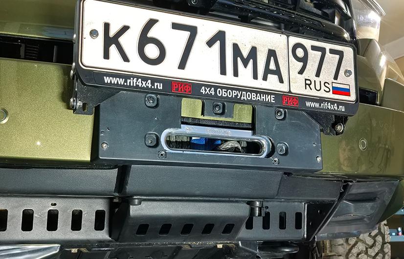 Новинка! TANK 400: площадка РИФ под лебёдку без боковых проушин Новинка! TANK 400: площадка РИФ под лебёдку без боковых проушин