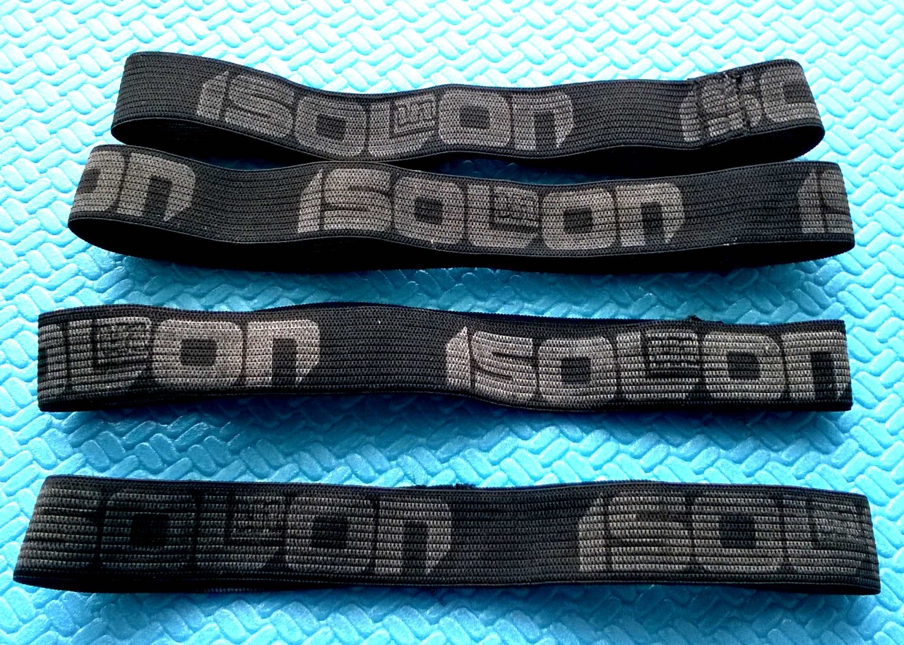 Утяжка из эластичной ленты для туристических ковров ISOLON 15 мм. черный