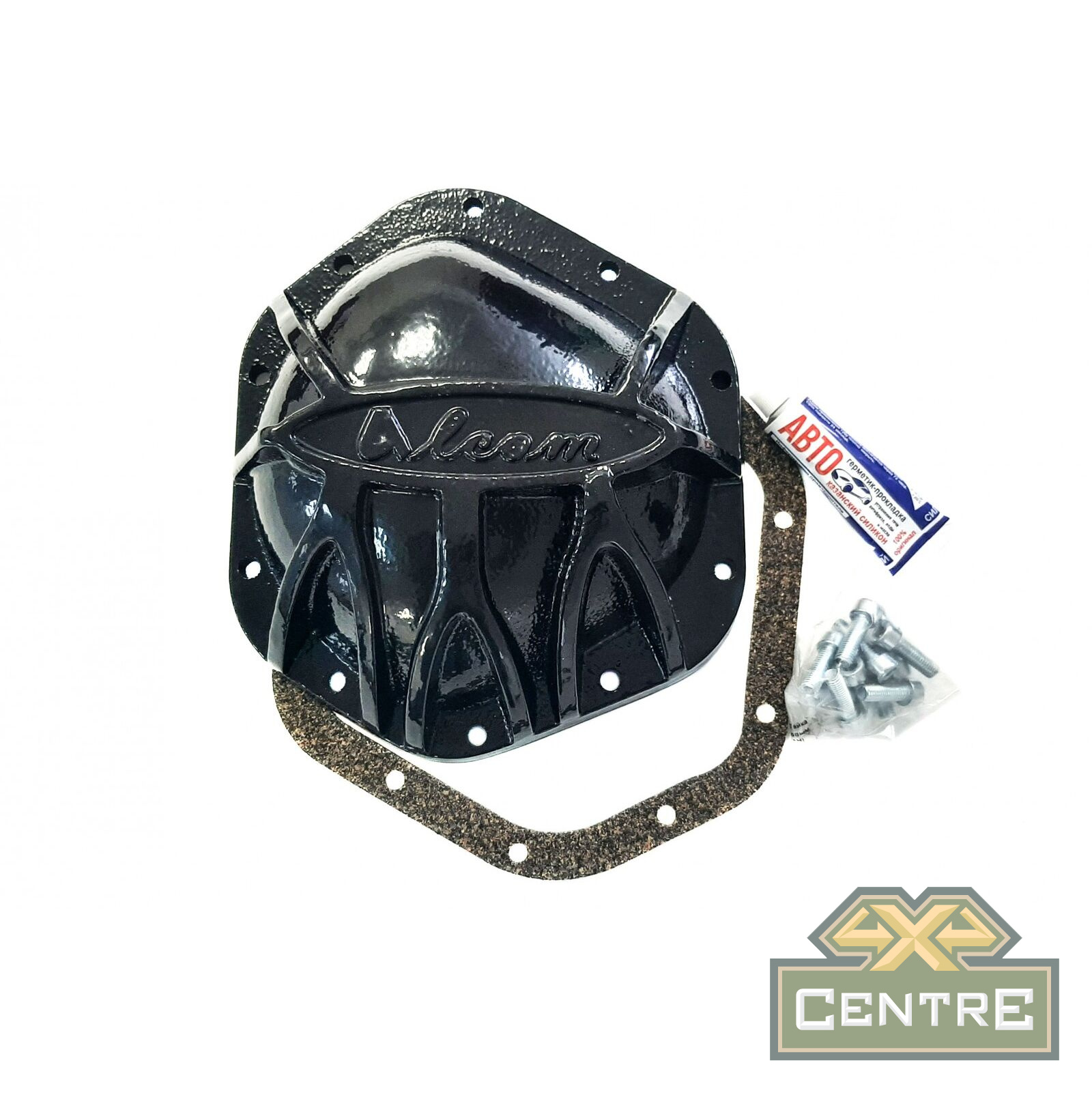 Крышка редуктора УАЗ усиленная мост Спайсер с крепежом (чёрная) передний мост