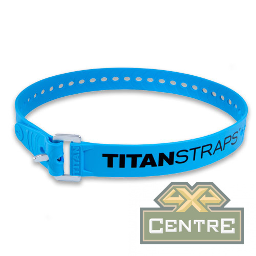 Ремень крепёжный TitanStraps Industrial голубой L = 76 см (Dmax = 22,6 см, Dmin = 5,5 см)