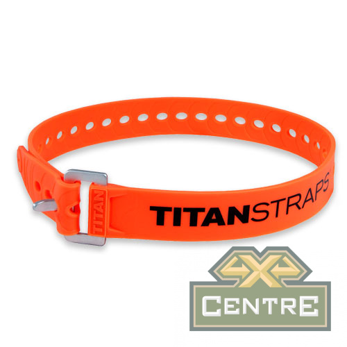 Ремень крепёжный TitanStraps Industrial оранжевый L = 64 см (Dmax = 18 см, Dmin = 5,5 см)