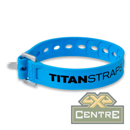 Ремень крепёжный TitanStraps Super Straps голубой L = 36 см (Dmax = 9,5 см, Dmin = 3,2 см)