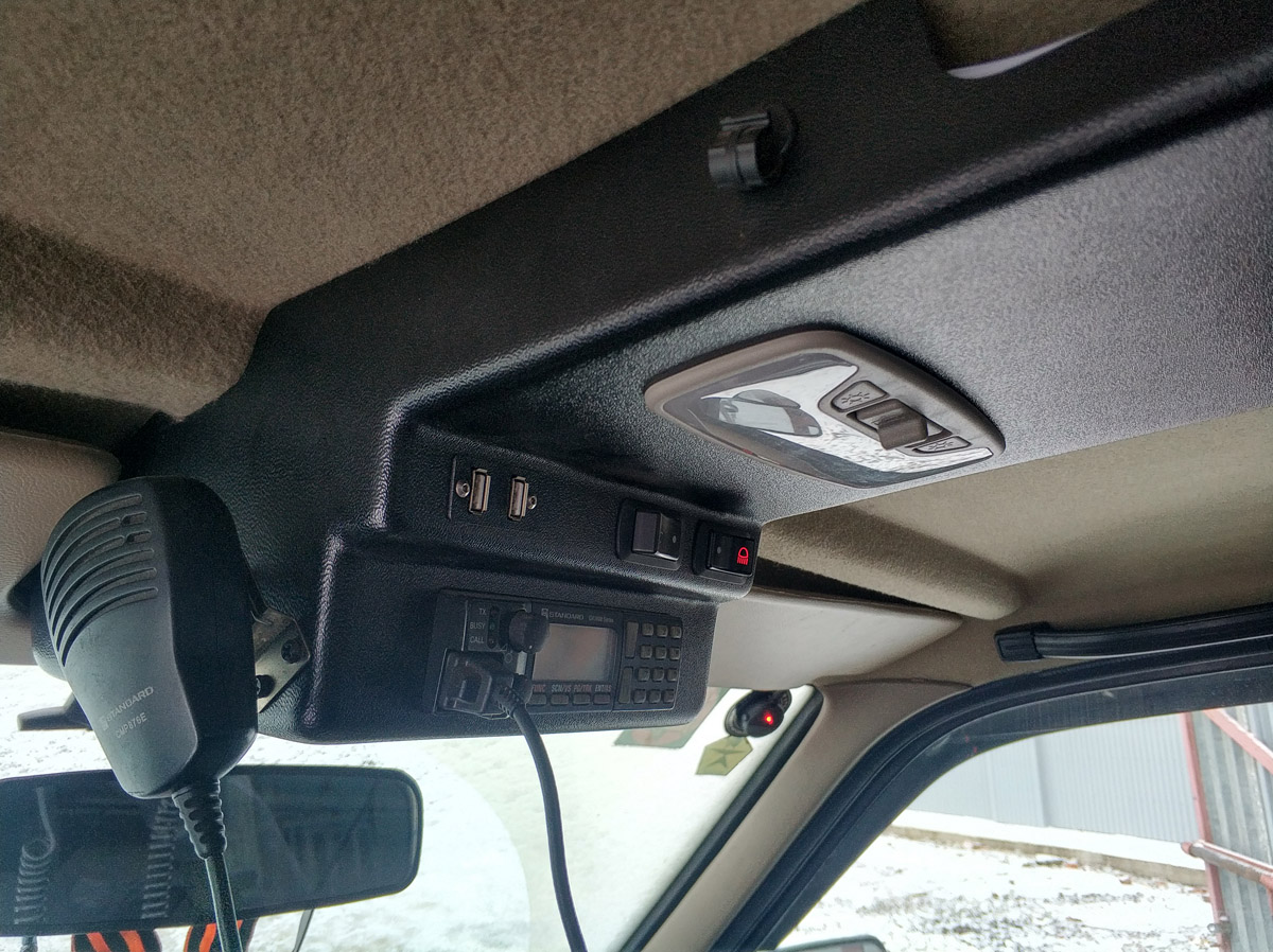 Консоль под магнитолу верхняя УАЗ 452 (АБС пластик)