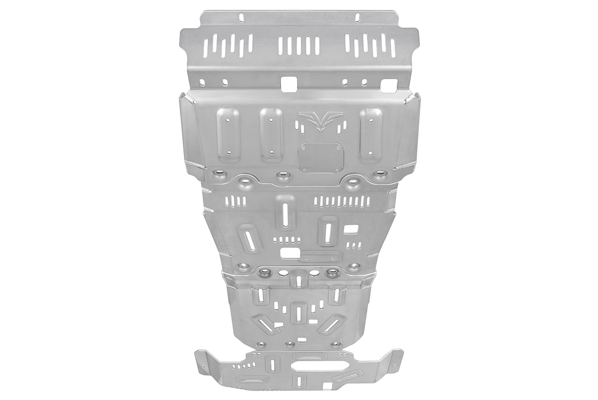 Защита Falcon радиатора, картера, РК, КПП для Toyota Land Cruiser Prado 150 TX, диз. без КДСС, алюм.