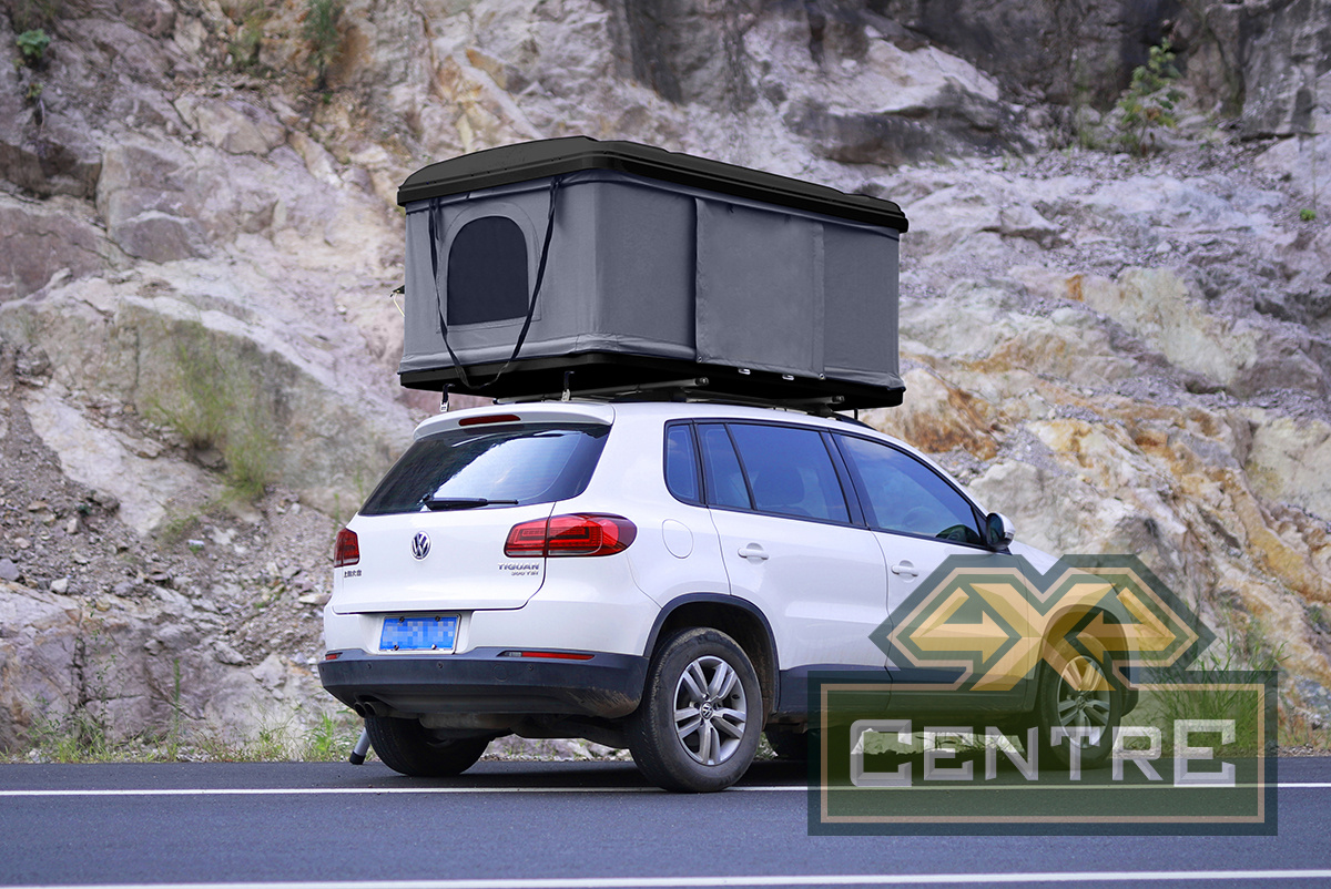 Палатка на крышу автомобиля РИФ Hard RT04-125, корпус черный, тент ...