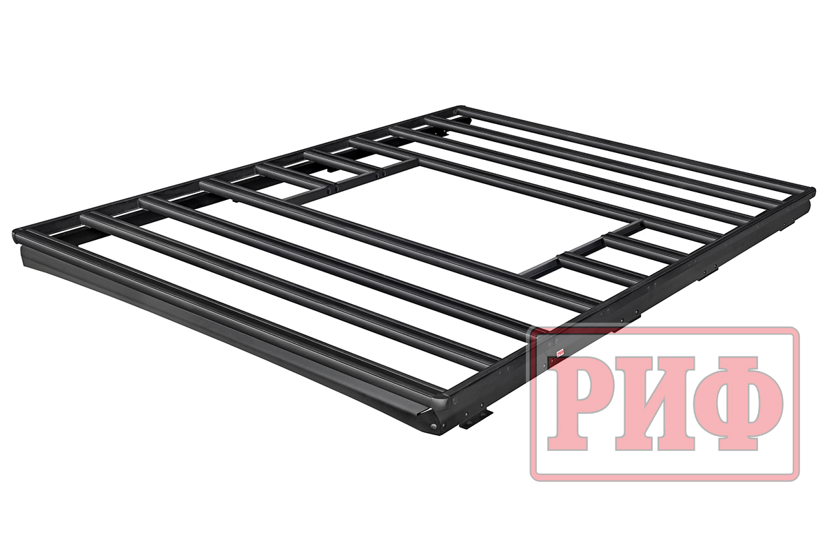 Багажник экспедиционный (платформа) алюминиевый РИФ 1600x2080 мм для ГАЗ Соболь NN Минивэн с вставко