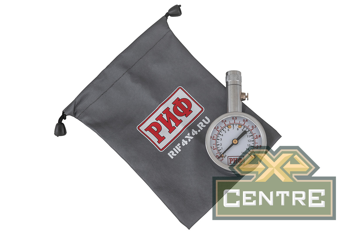 Манометр 2" РИФ (серебр.) от 0 до 1 атм.