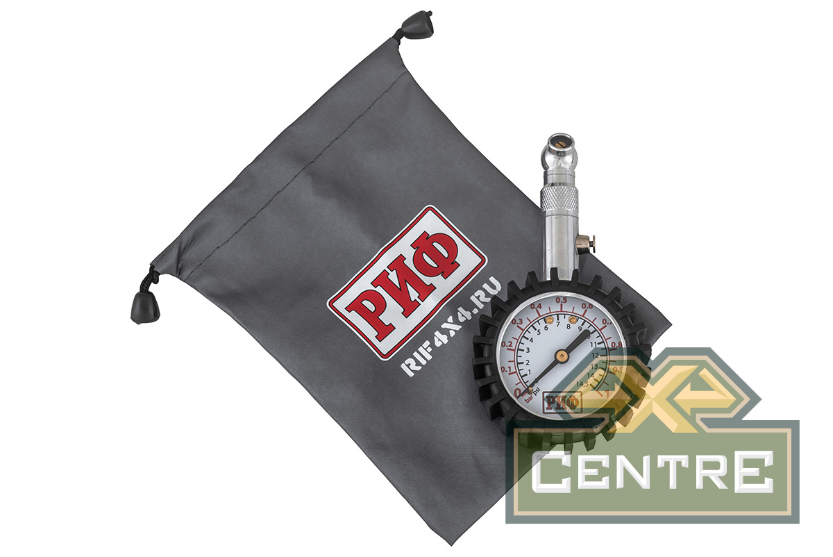 Манометр 2" РИФ (черн.) от 0 до 1 атм.