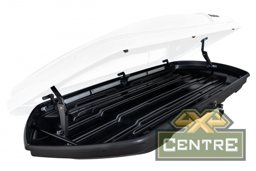 Бокс автомобильный на крышу Pentair COBRA 420L белый глянец, двусторонний