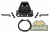 Бампер РИФ силовой задний Toyota Land Cruiser 200 2007-2012 с квадратом под фаркоп, калиткой, фонаря