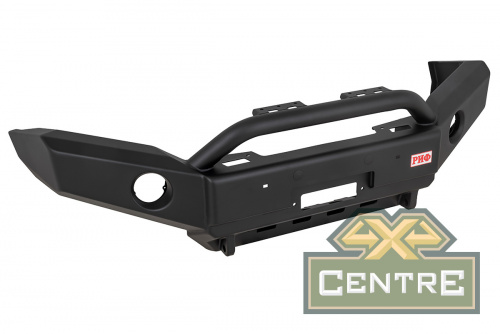 Бампер РИФ силовой передний JAC T6, SOLLERS ST6 под штатные фары, с центральной защитной дугой, стан