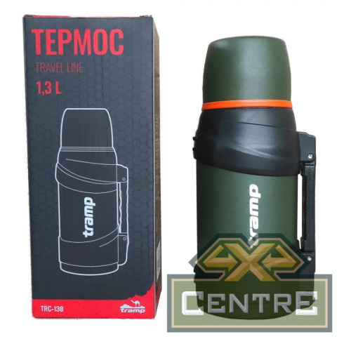 Термос TRAMP Travel 1,3л. Оливковый