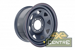 Диск усиленный Toyota Hilux 2.5D, 3.0D стальной черный 6x139,7 8xR16 d110 ET+10 (треуг. мелк.)