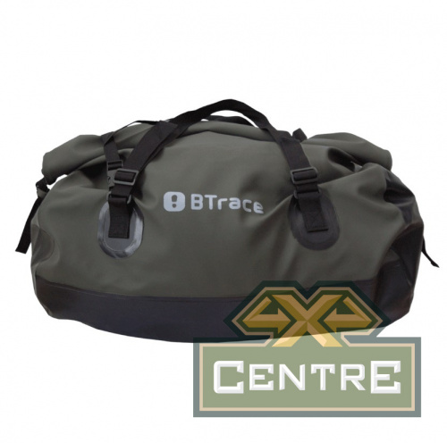 Гермосумка BTrace усиленная ПВХ трикотаж 80л (Оливковый/черный)