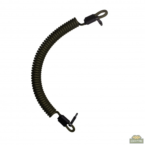 Страховочный тренчик CORD из паракорда с 2 карабинами (army green)