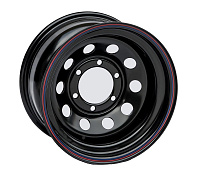 Диск OFF-ROAD-WHEELS Toyota/Nissan стальной черный 6x139,7 8xR16 d110 ET-25 (круг. отв.)