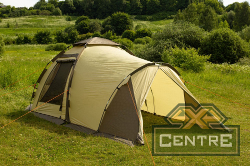 Палатка-автомат кемпинговая Maverick Family Comfort (бежевый / коричневый)