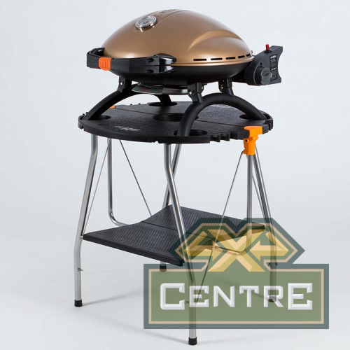 Гриль газовый O-GRILL 900МT bicolor черный-золотистый (в комплекте адаптер тип А)