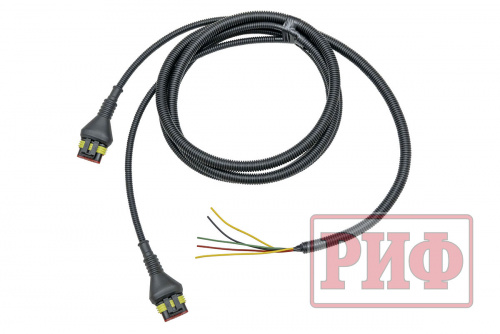 Бампер РИФ силовой задний Great Wall Poer с квадратом под фаркоп и фонарями