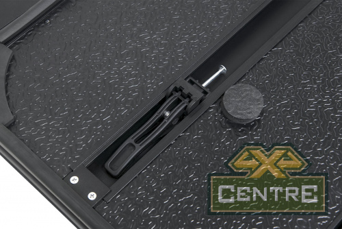 Крышка кузова Toyota Hilux Vigo 2005-2013, трёхсекционная, алюминиевая, черная