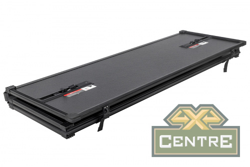 Крышка кузова Dodge Ram 2019, трёхсекционная, алюминиевая, черная (5,8 ft)