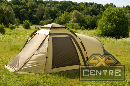 Палатка-автомат кемпинговая Maverick Family Comfort (бежевый / коричневый)