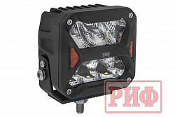 Светодиодная фара рабочего света РИФ 107x102x86 мм 60W LED