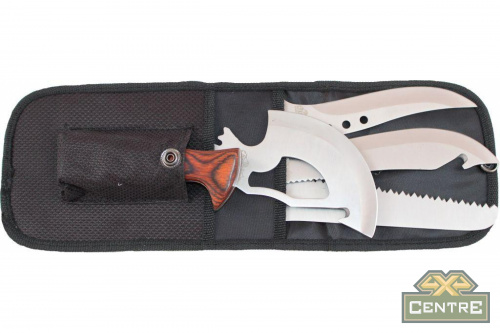 Набор туристический "СЛЕДОПЫТ", пила, топор, нож, в чехле