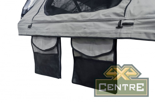 Палатка на крышу автомобиля РИФ Soft RT01-140 усиленная, тент серый