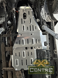 Защита РИФ радиатора, картера, РК, КПП для JEEP Wrangler 4XE Classic, алюм. 8 мм