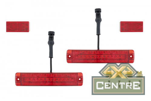 Бампер РИФ силовой задний УАЗ Буханка с фонарями, возможностью установки фаркопа, стандарт