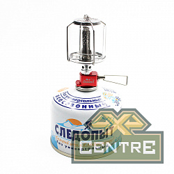 Светильник портативный газовый "СЛЕДОПЫТ - Северное Сияние", стекло