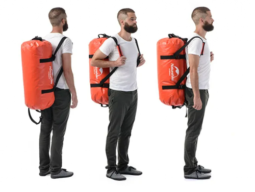 Гермосумка Naturehike 120 л ПВХ (Красная)
