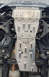 Защита РИФ радиатора, картера, РК, КПП для Tank 300 Off-road version, базовая, алюм. 8 мм