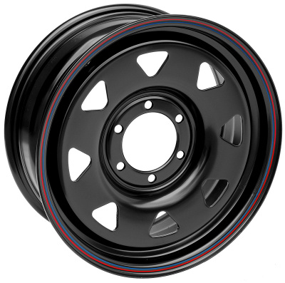 Диск OFF-ROAD-WHEELS Toyota/Nissan стальной черный 6x139,7 7xR17 d110 ET+30 (треуг. мелкий)