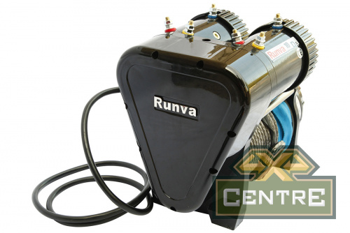 Лебёдка электрическая 12V Runva 10000 lbs 4500кг (синтетический трос)
