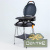 Гриль газовый O-GRILL 700T bicolor черный-зеленый (в комплекте адаптер тип А)