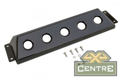 Защита радиатора под бампер РИФ для ГАЗ Соболь лифт +50 мм