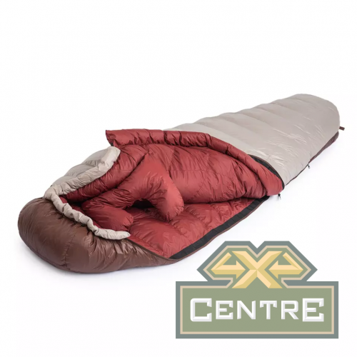 Мешок спальный Naturehike SnowBird, 205х80 см, L (980G), (правый) (ТК: -7°C), серый/коричневый