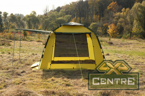 Шатёр автомат Maverick Fortuna 300 (хаки/желто-горчичный)