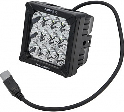 Светодиодные фары рабочего света AURORA 140x140 мм 120W LED