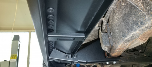Пороги РИФ силовые Nissan Patrol Y61 2004+ (MКПП)