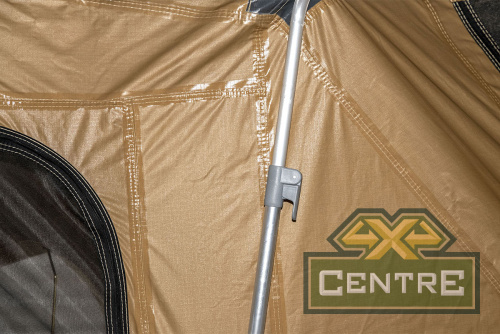 Палатка на крышу автомобиля РИФ Hard RT03-140, корпус черный, тент песочный