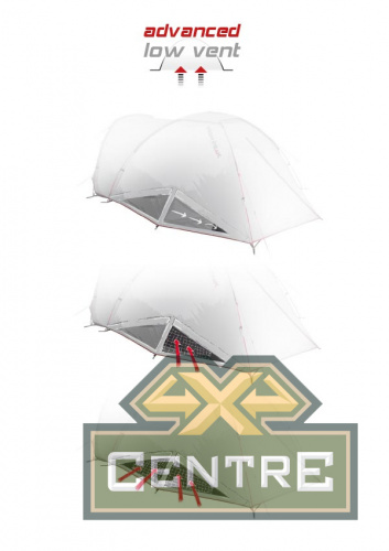 Палатка High Peak Alfena 3 nimbus grey, 410x200x130 (Серый)