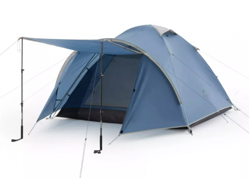 Палатка Naturehike P-PLUS 4-местная, алюминиевый каркас, синий